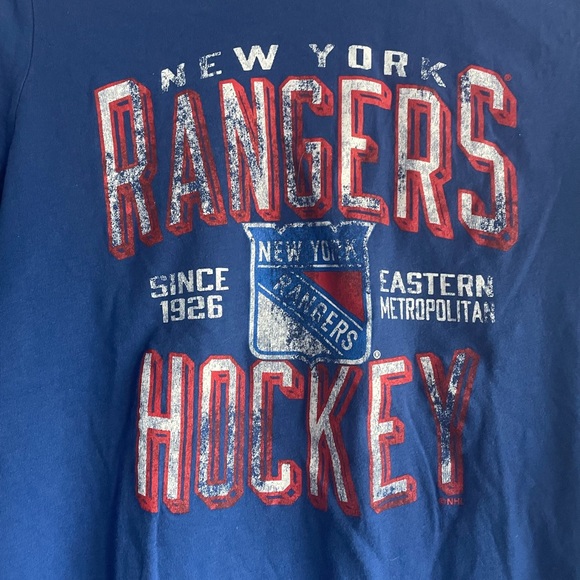 NHL NY Rangers Hockey Long Sleeve Tee - large - Picture 2 of 5